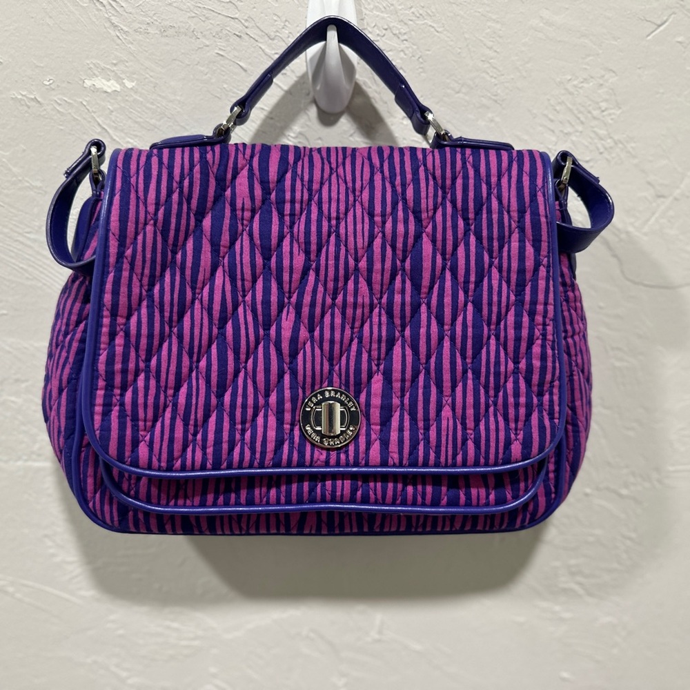 Vera Bradley “Impressionista Stripe” crossbody Bag like New